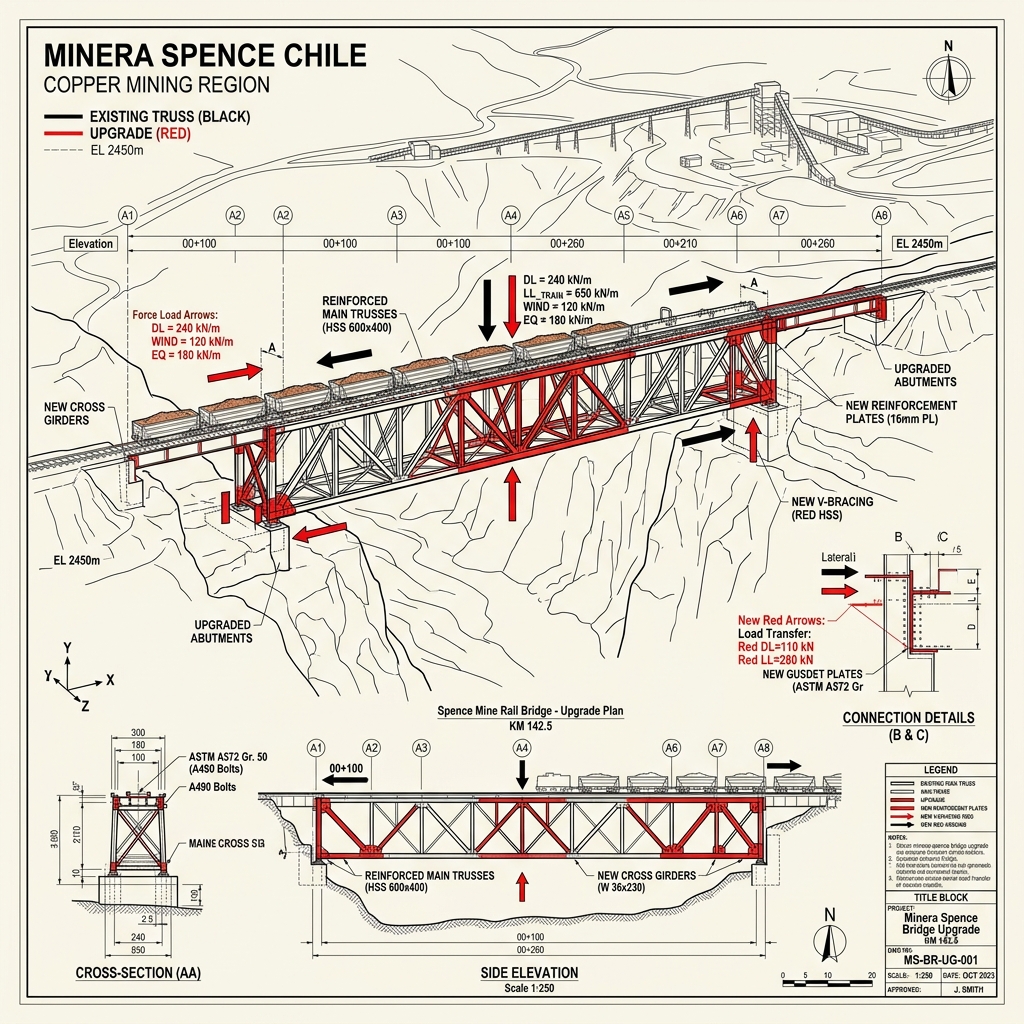 Upgrade Puente 41-CV-21 Minera Spence